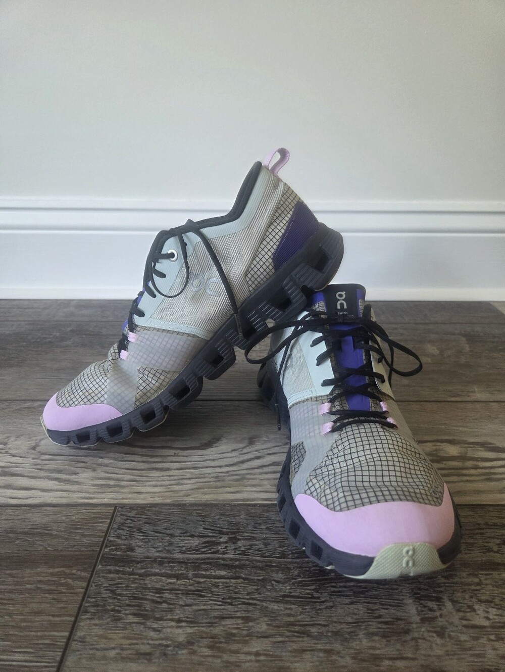 On Running Women's Athletic Shoes in Pink, Gray & Purple